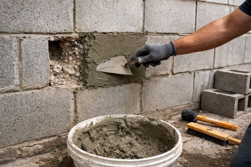 Concrete Block Repair in Roseville, CA