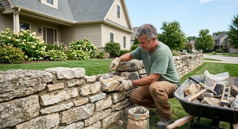 Brick Fence Repair in Sacramento County, CA