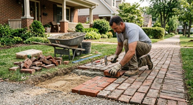 Brick Flatwork Repair in Granite Bay, CA