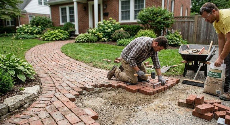 Brick Flatwork Repair in Placer County, CA