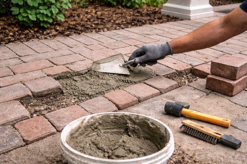 Brick Flatwork Repair in Placer County, CA