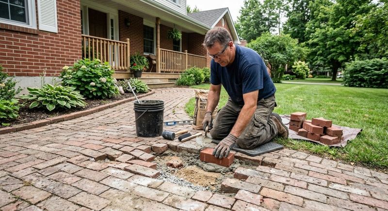 Brick Flatwork Repair in Sacramento, CA
