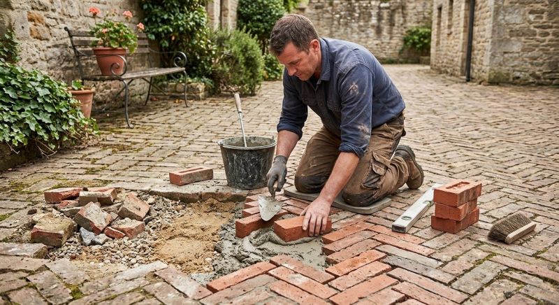 Brick Flatwork Repair in Sloughhouse, CA