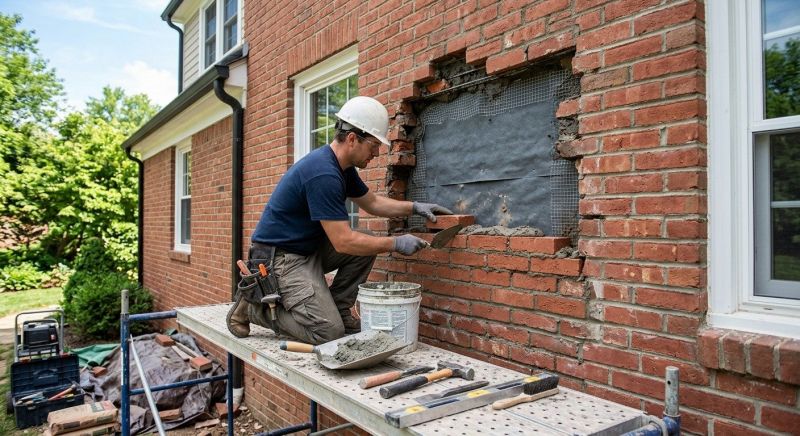 Brick Masonry Repair in Davis, CA