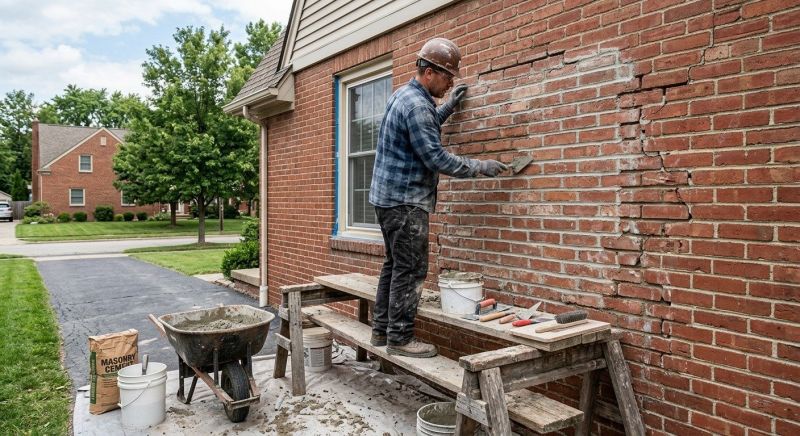 Brick Masonry Repair in Woodland, CA