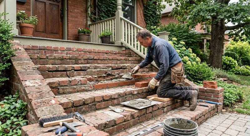 Brick Repair in North Highlands, CA