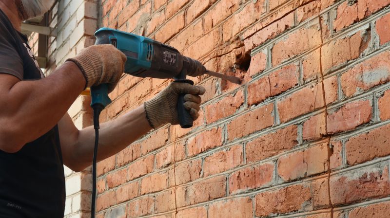 Brick Wall Repair in Granite Bay, CA