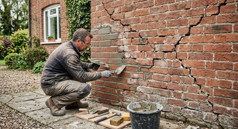 Brick Wall Repair in Sacramento County, CA