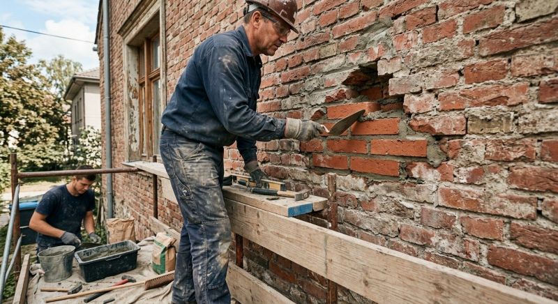 Brick Wall Repair in Yolo County, CA
