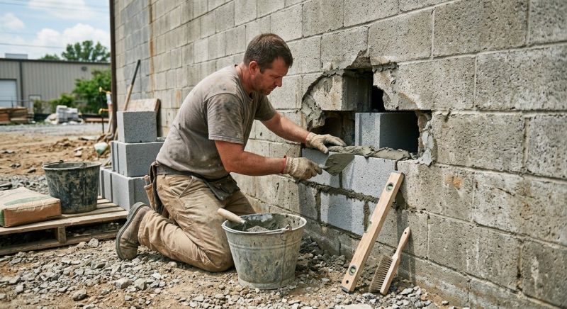 Concrete Block Repair in Davis, CA