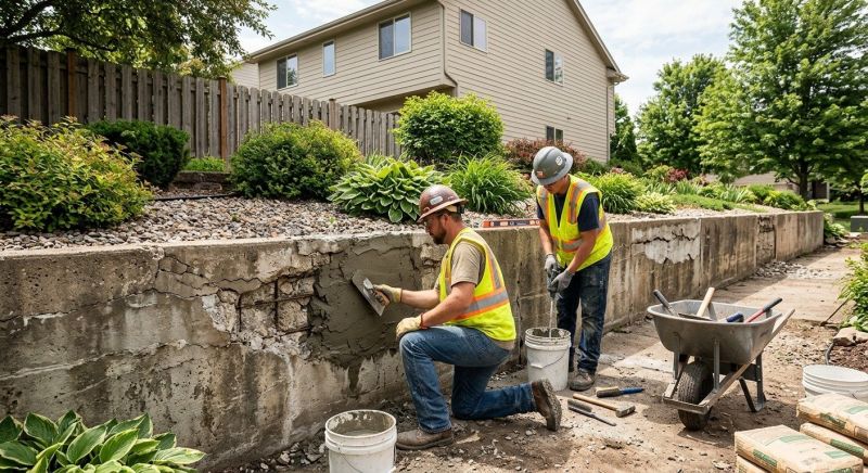 Retaining Wall Repair in Carmichael, CA