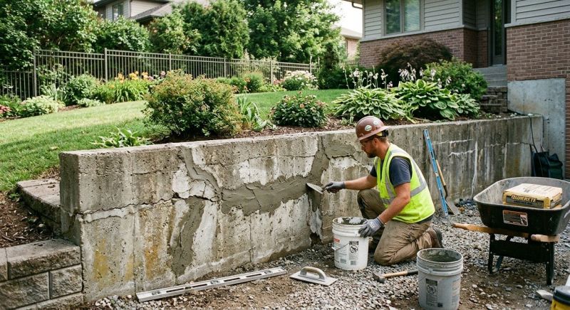 Retaining Wall Repair in Davis, CA