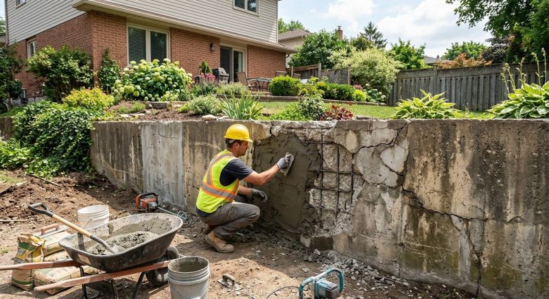 Retaining Wall Repair in Davis, CA