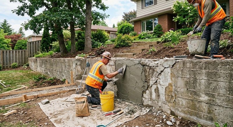 Retaining Wall Repair in Galt, CA