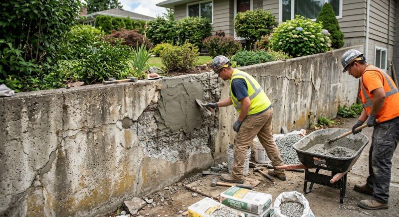 Retaining Wall Repair in Yolo County, CA