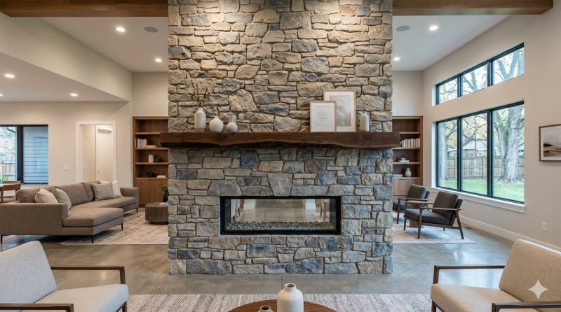 Stone Chimney Installation in Orangevale, CA