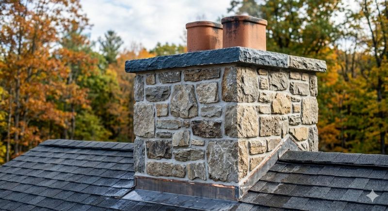 Stone Chimney Installation in Roseville, CA