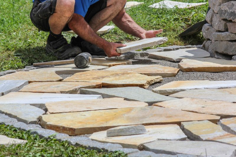 Stone Walkway Repair in Sacramento County, CA