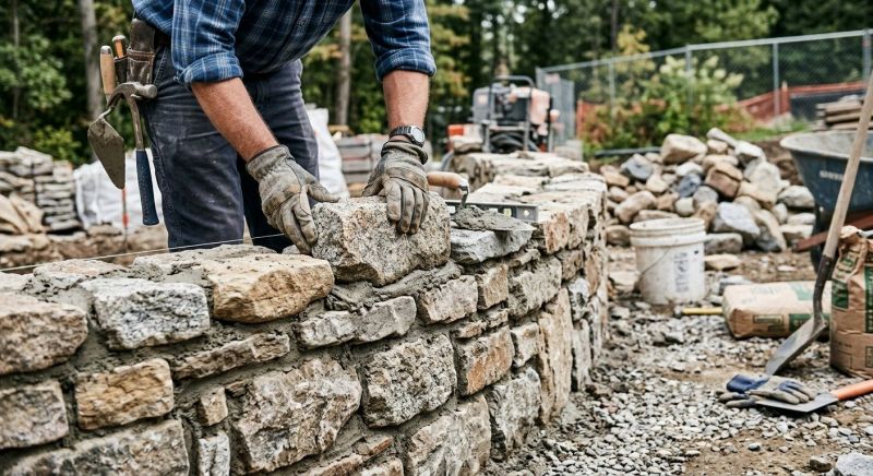Stonework Installation in Woodland, CA