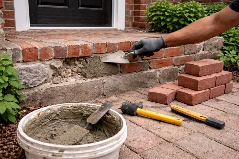 Stonework Repair in North Highlands, CA